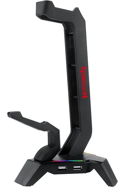 REDRAGON حامل سماعات الرأس HA311 Scepter Elite RGB مع موزع USB