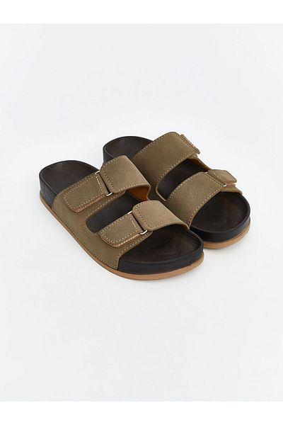 LC Waikiki Suede Look Men's Slippers