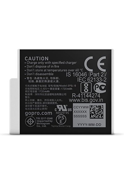 GoPro Enduro Battery (HERO12 Black/HERO11 Black/HERO10 Black/HERO9 Black)