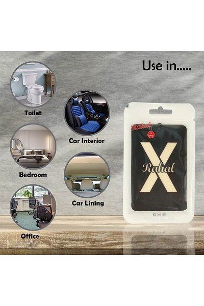 RAHAL Card Air Freshener 10 PCS for Car, Home, Office, Wardrobe Use – Long Lasting Fragrance