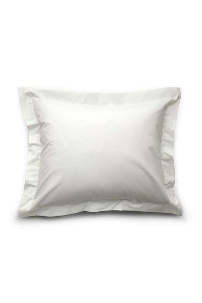 Kotonia Home Set of 2 Hotel Pillowcases 100% Cotton Percale, White, 40x60 Cm