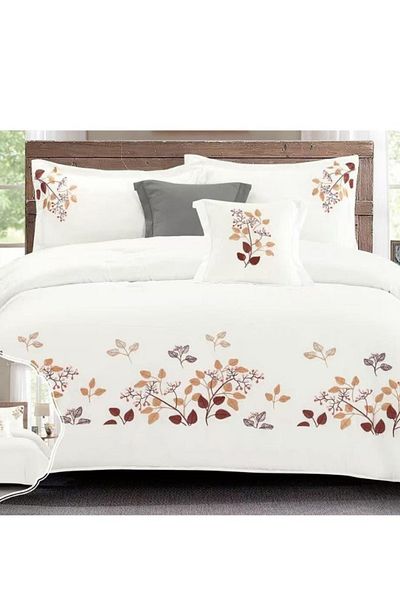 smart home Embroidered quilt set , double-sided quilt, 4-piece filling quilt, 100% microfiber 170X230cm