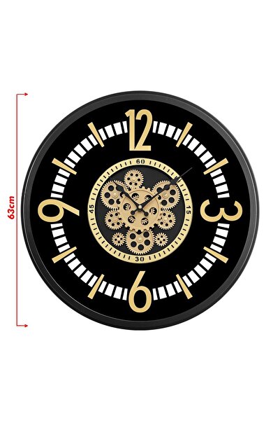 Galaxy BÜYÜK BOY ÇARKLI DUVAR SAATİ 63 CM