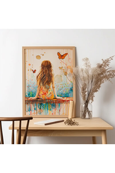 UNT Tablou Bohomien cu rama din lemn