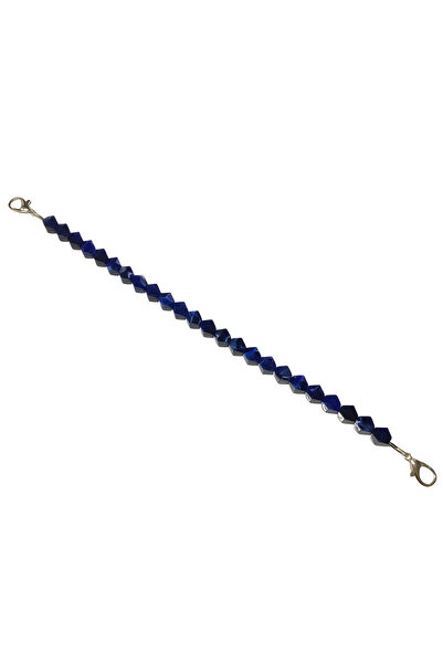 EleganTShoP Mâner de geantă cu mărgele acrilice 41,5 cm KS16