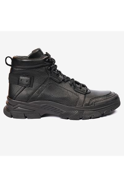 Greyder Men's Black Genuine Leather Casual Boots 4K1Ub14992