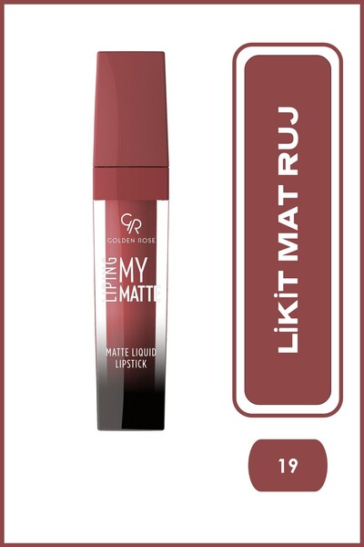 Golden Rose Liping My Matte 19 Likit Mat Ruj 5,5 ml