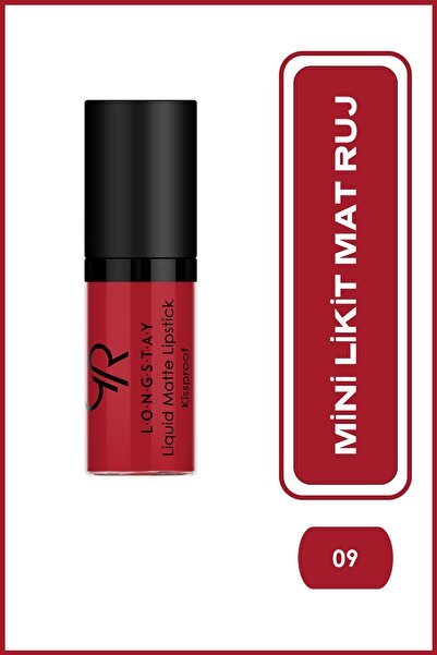 Golden Rose Longstay Matte Mini 09 Uzun Süre Kalıcı Likit Mat Ruj 3 ml