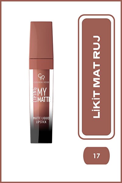Golden Rose Liping My Matte 17 Likit Mat Ruj 5,5 ml