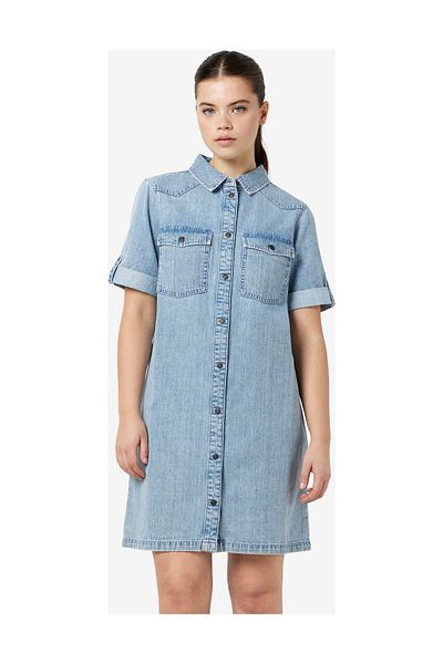 Noisy May NMNEW SIGNE S/S DENIM ŠATY WG003LB NOOS