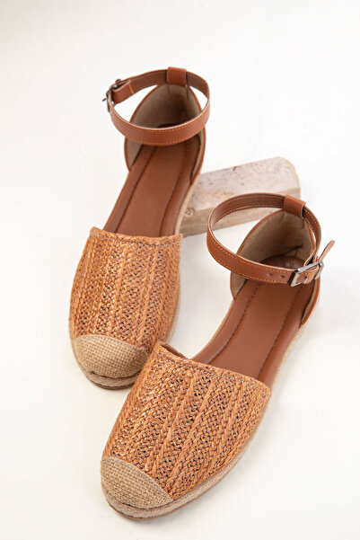 SOHO Tan Wicker Women's Sandals 20453