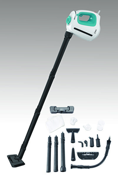 Kiwi Ksc-4216 Uzatma Borulu 16 Parça Aksesuarlı Buharlı Temizleyici - Dikey Buharlı Temizleyici