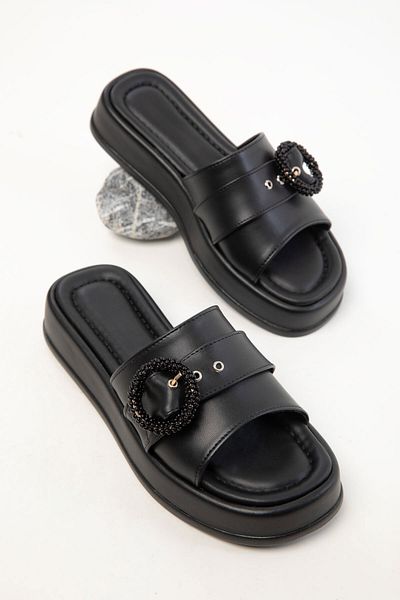 SOHO Black Women's Slippers 20465