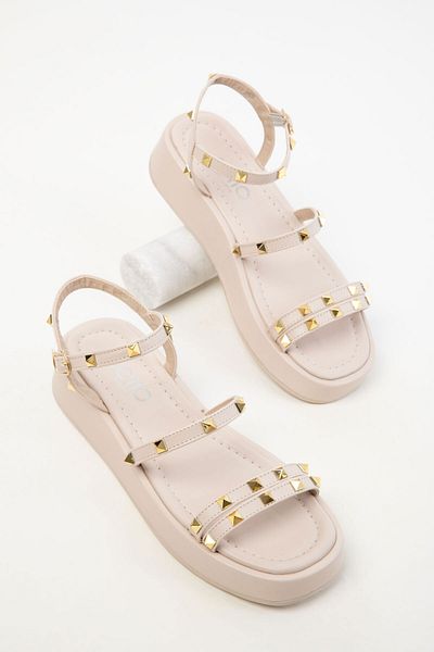 SOHO Beige Damensandalen 20461