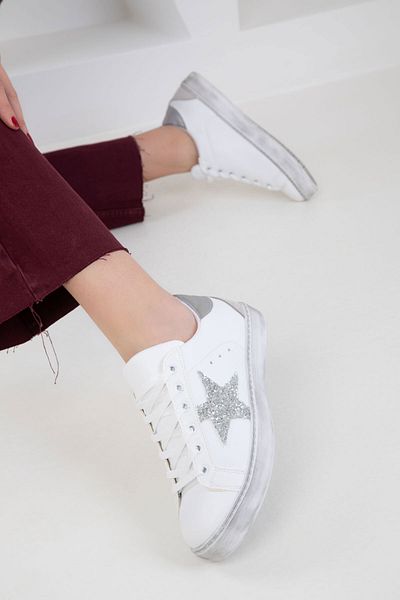 SOHO Tenis alb pentru femei 20464