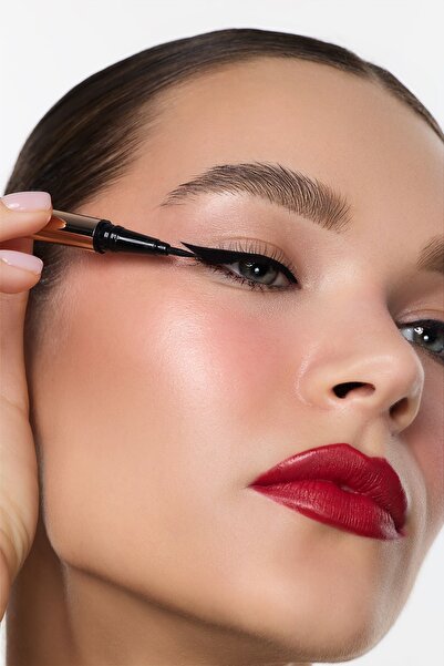 Trendyolmilla Beauty Extra schwarzer, langlebiger Eyeliner TKZSS25EY00001