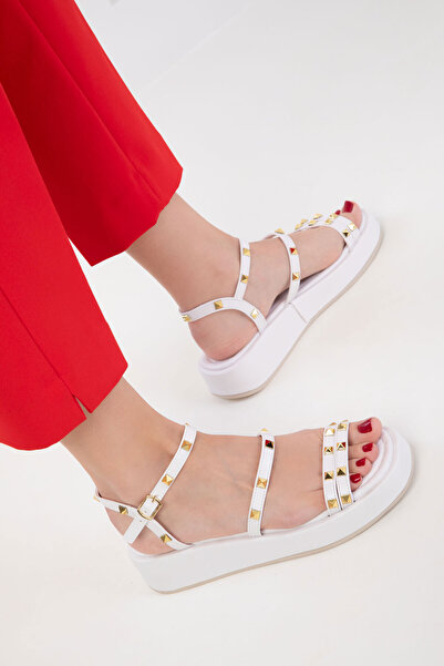 SOHO White Women's Sandals 20461