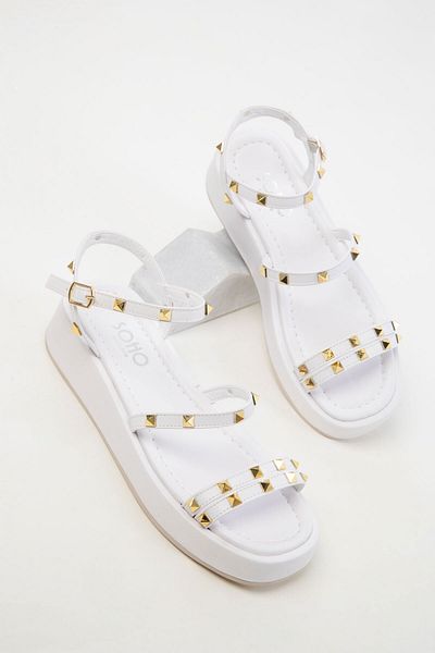 SOHO White Women's Sandals 20461