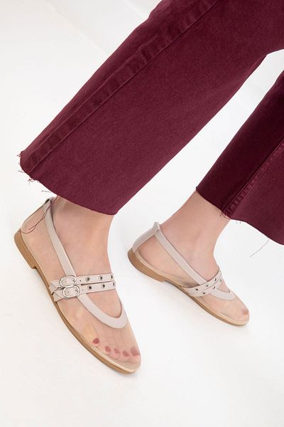 SOHO Beige Women's Ballerinas 20466