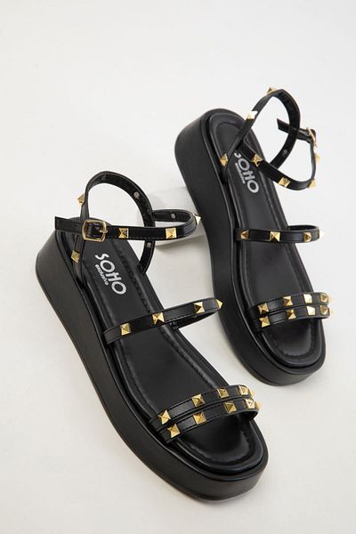 SOHO Black Women's Sandals 20461