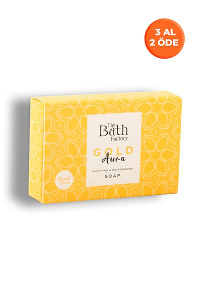 THE BATH FACTORY Gold Aura Moisturizing Soap - for Face and Body