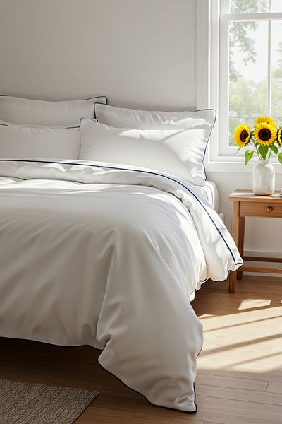 Trendyol Collection Двоен комплект завивки от 100% памук 200x220 см TPHSS25CKN00008