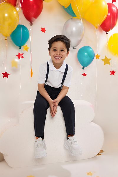 TRENDYOLKIDS Унісекс білий комір поло Orme Футболка 100 бавовна з коротким рукавом Regular Fit TKDSS24TS00022