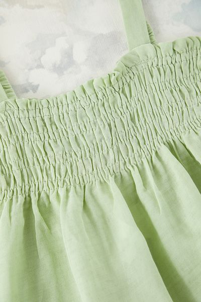 TRENDYOLKIDS Mint Color Plain Knitted Set - Bottom-Top Set Tkdss25Au00063