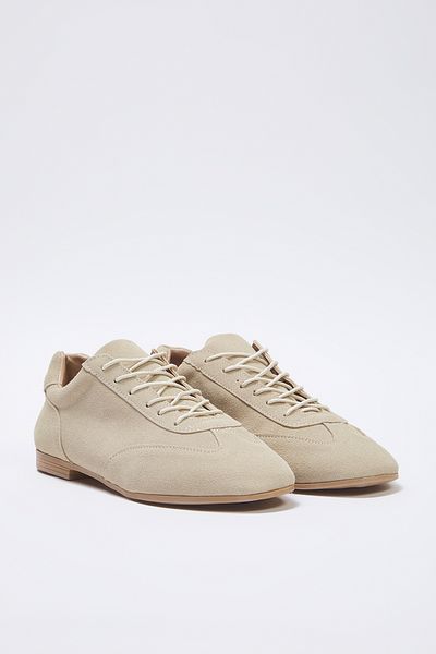 TRENDYOL SHOES Mink Lace-Up Women's Sneakers Takss25Sn00037