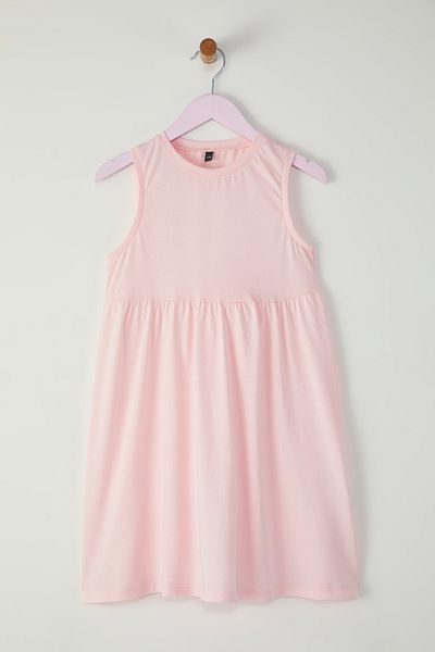 TRENDYOLKIDS Ροζ Πλεκτό Φόρεμα Tie-dye TKDSS25EL00014