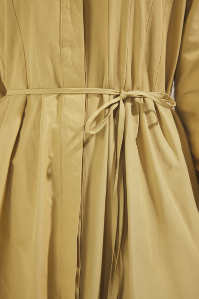 Trendyol Modest Oil Green Skirt Brode Detailed Woven Dress Tctss25Eb00114