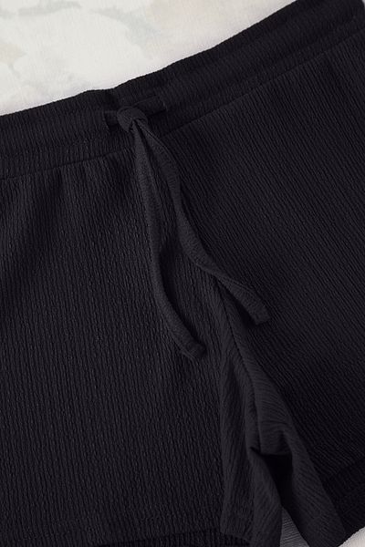 TRENDYOLKIDS Marineblaue Basic-Strickshorts und Bermuda mit Struktur für Mädchen TKDSS25SR00022