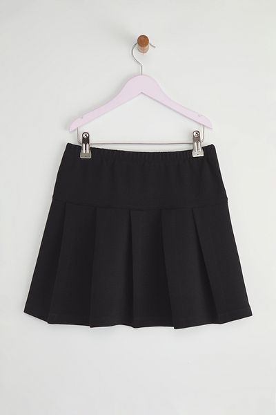TRENDYOLKIDS Fusta neagră mini tricotată dreaptă TKDSS25ET00000