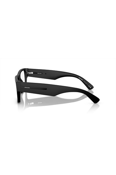 Prada Man Rectangle Eyeglasses- Pr A08v - Lense Size:52mm - Matt Black