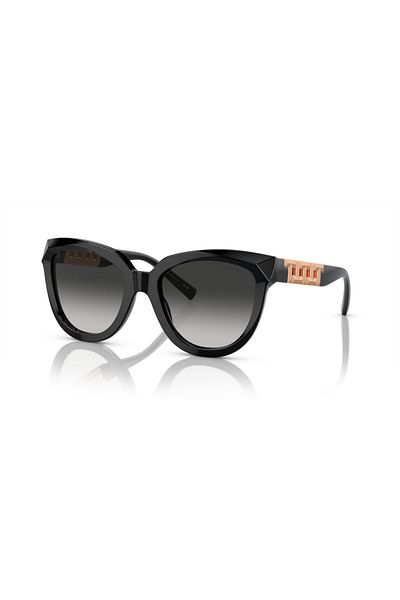 Tiffany Woman Cat Eye Sunglasses- Tf 4215 - Lense Size:53mm - Black