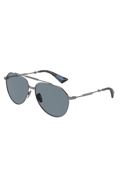 Dolce&Gabbana Dolce & Gabbana Man Pilot Sunglasses- Dg 2302 - Lense Size:60mm - Gunmetal
