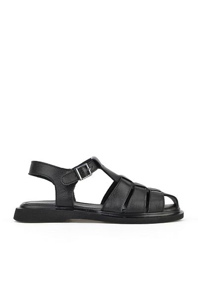 Ziya Sandale de damă din piele naturală 1511047 Z600 negru