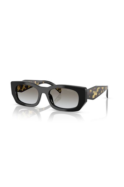 Prada Woman Pillow Sunglasses- Pr B05s - Lense Size:53mm - Black