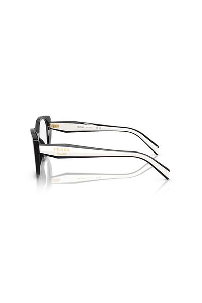 Prada Glasses Frame Model Pr B4v 16k1o151 Black For Woman