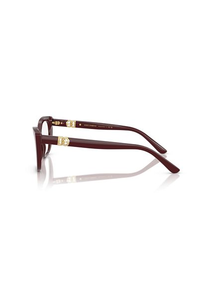 Dolce&Gabbana Dolce & Gabbana Woman Cat Eye Eyeglasses- Dg 3398 - Lense Size:52mm - Bordeaux
