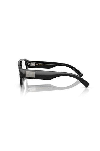 Dolce&Gabbana Dolce & Gabbana Man Pilot Eyeglasses- Dg 3406 - Lense Size:56mm - Brushed Black