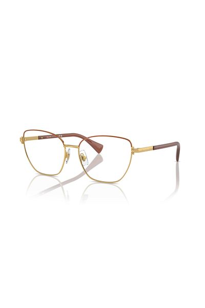 Ralph Lauren Ralph Woman Cat Eye Eyeglasses- Ra 6060 - Lense Size:54mm - Shiny Gold