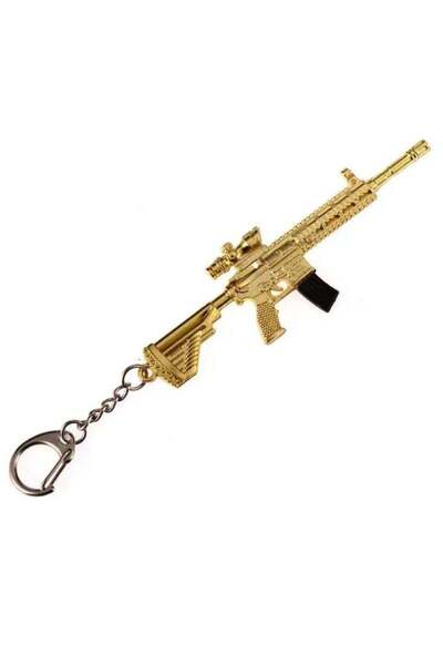Generic سلسلة مفاتيح M416 12 سم ذهبية