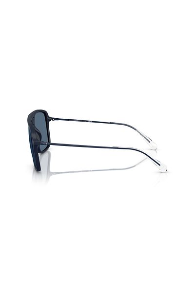 Armani Exchange Man Pilot Sunglasses- Ax 4150su - Lense Size:59mm - Matte Blue