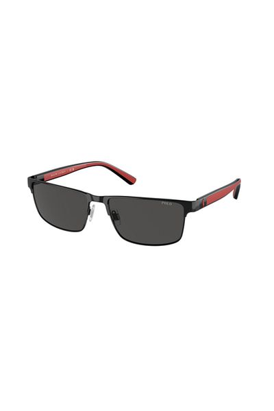 Polo Man Rectangle Sunglasses- Ph 3155 - Lense Size:57mm - Shiny Black