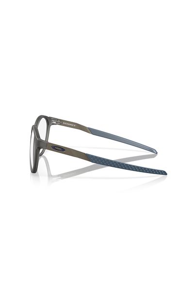 Oakley Ophthalmic Man Round Eyeglasses- Oo 8184 - Lense Size:53mm - Satin Grey Smoke