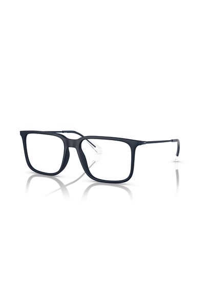 Armani Exchange Man Square Eyeglasses- Ax 3119 - Lense Size:55mm - Matte Blue