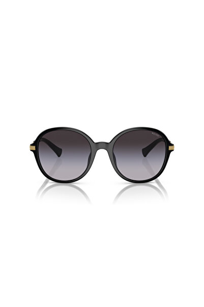 Ralph Lauren Ralph Woman Round Sunglasses- Ra 5297u - Lense Size:54mm - Shiny Black