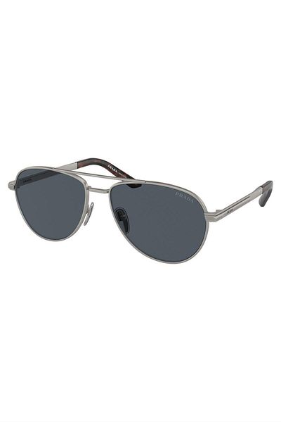 Prada Man Pilot Sunglasses- Pr A54s - Lense Size:60mm - Matte Gunmetal