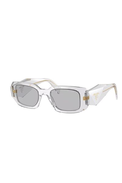 Prada نظارة شمسية موديل -spr17w-12r30b-49 رمادي للجنسين